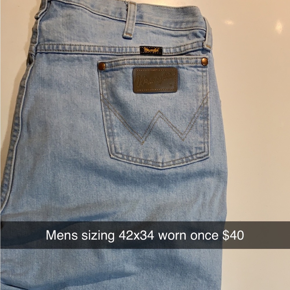 Wranglers men sizing